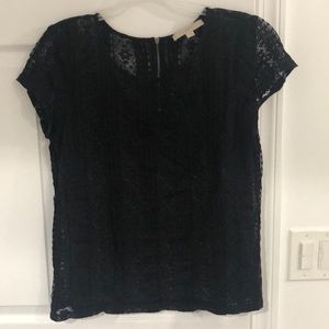 NEW ITEM! 🌟 Black LOFT Lace Top